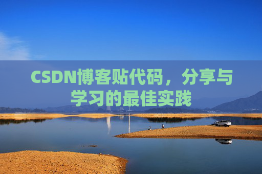 CSDN博客贴代码，分享与学习的最佳实践